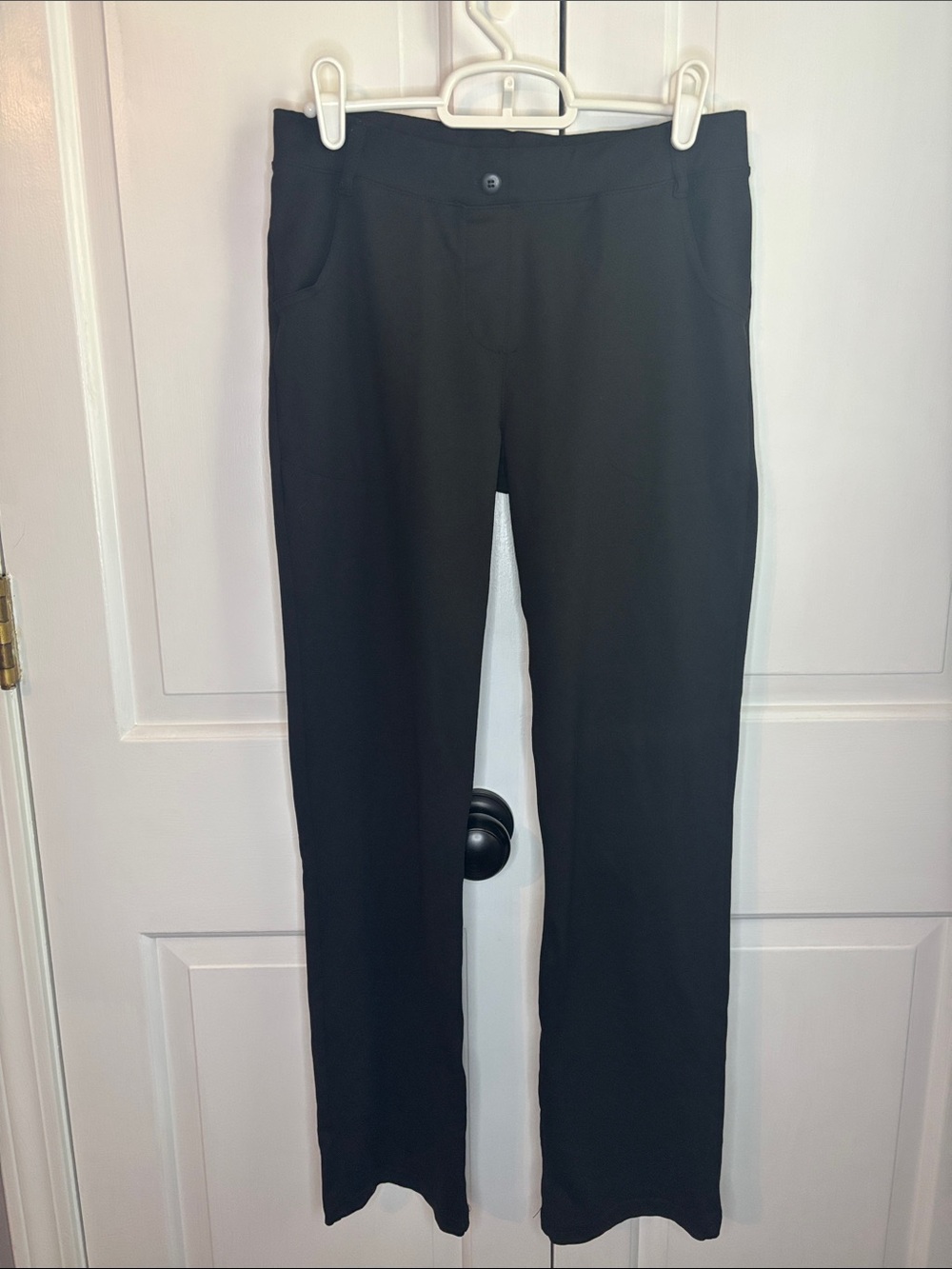 Yogipace Women’s Black Stretch Straight-Leg Pants